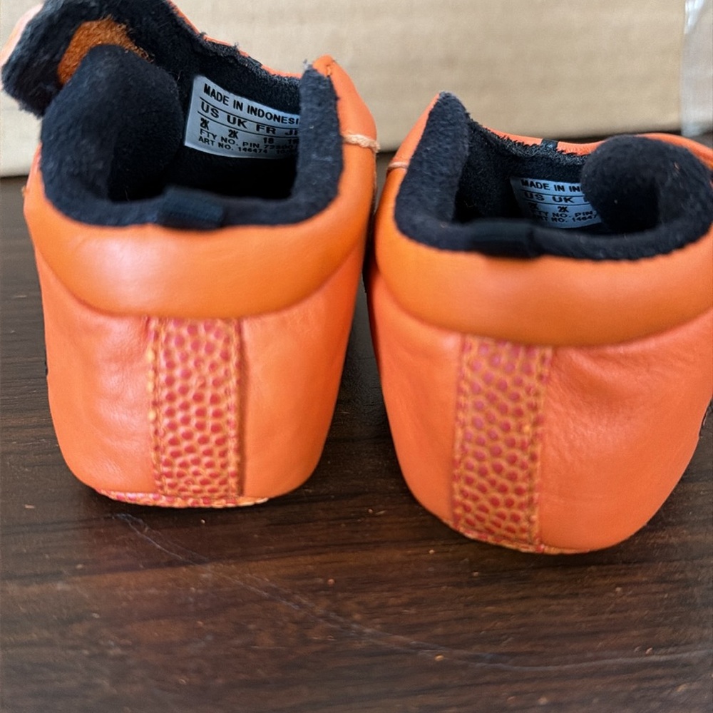 Adidas Crib baby Infant Shoes Leaguers Basketball Size 2K Y2K Vintage leather - Picture 6 of 7